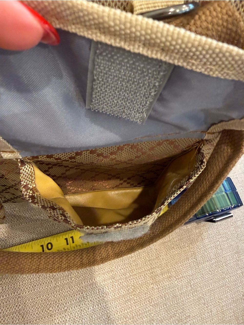 Brown Patterned Small Pet Carrier Tote - Picture 6 of 8